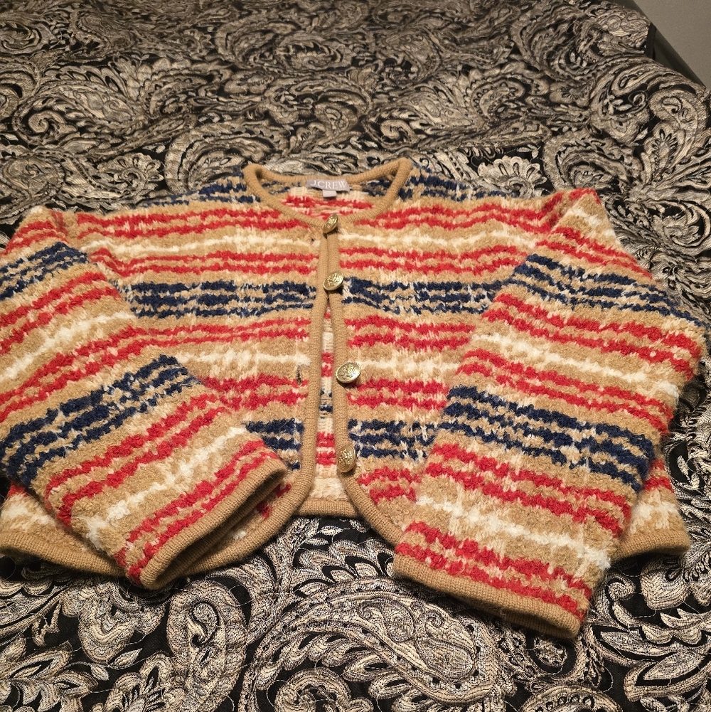 J.Crew Striped Multicolor Women's Sweater